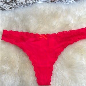 Victoria's Secret Pink Lace Trim Panties